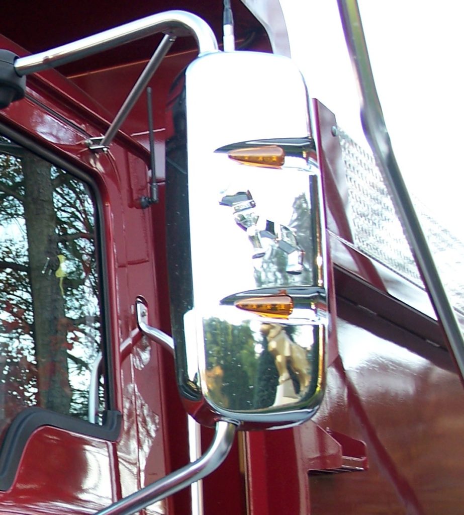 Mack Truck Closeup Peek
