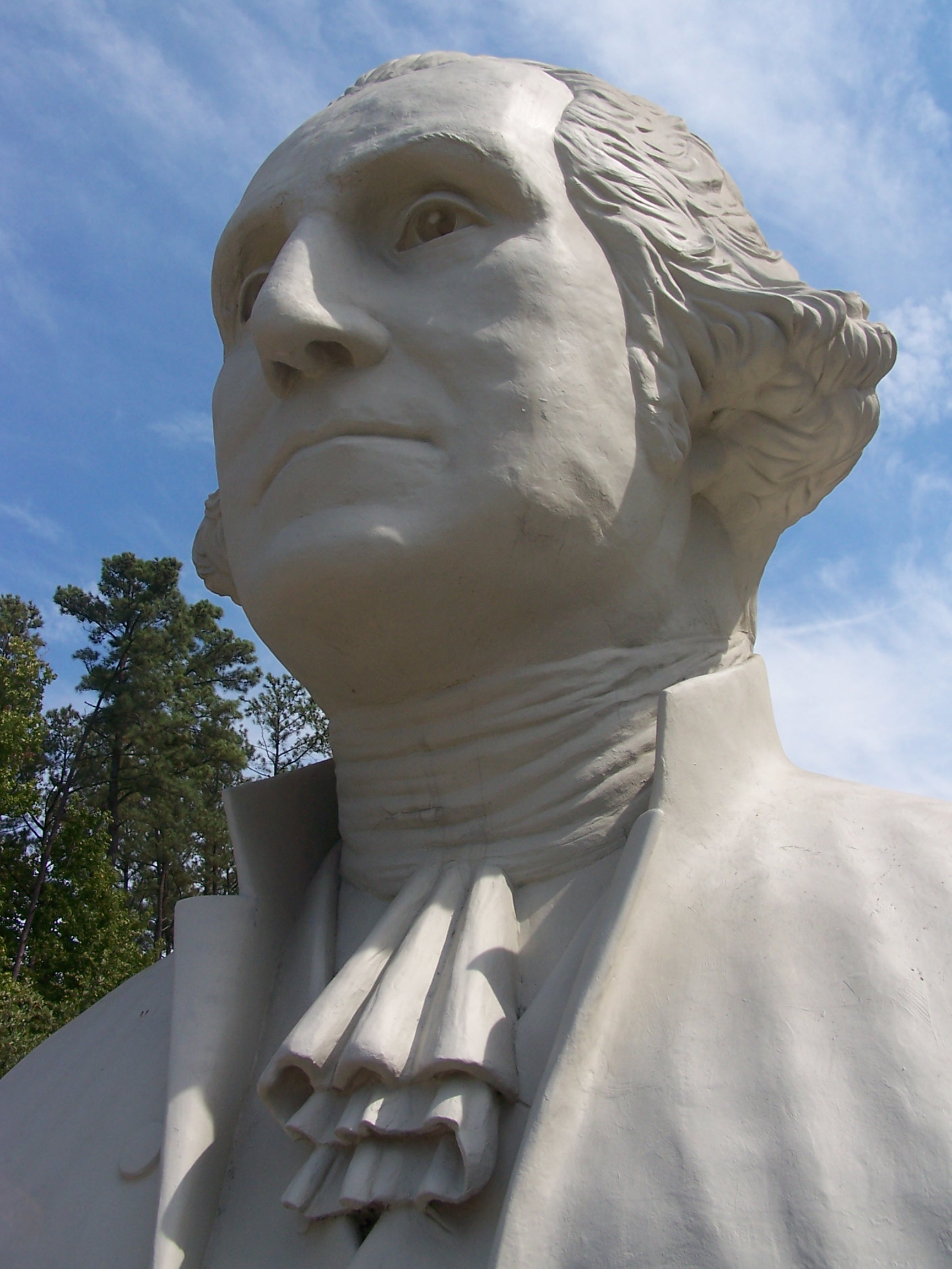 Really Big President Head Statues!